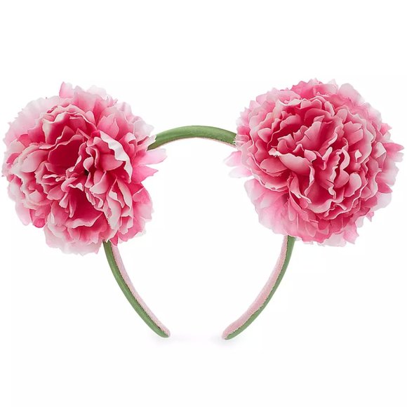 ?Minnie Mouse Spring Floral Peony Ears Headband